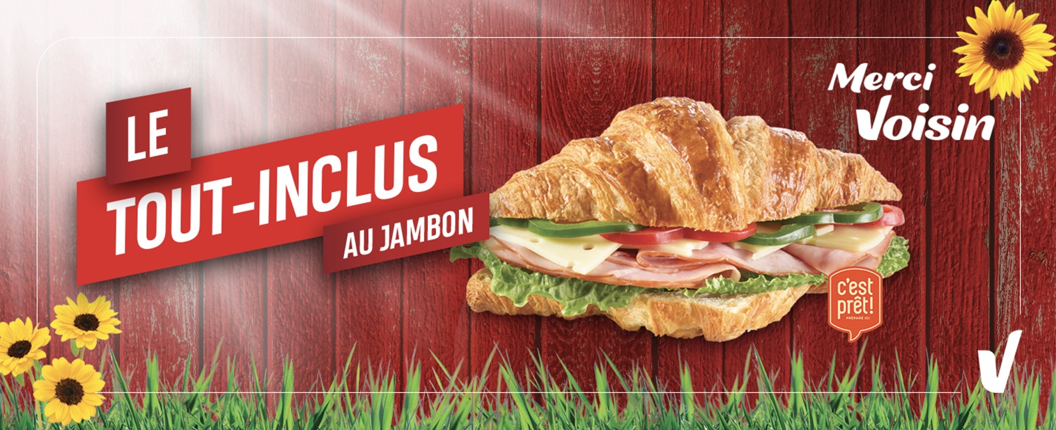 Le tout inclus au jambon
