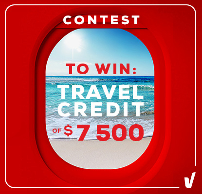 To win: travel credit of $7500