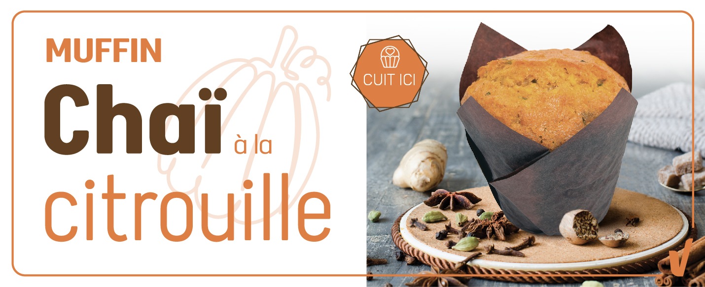 Muffin- chai la citouille