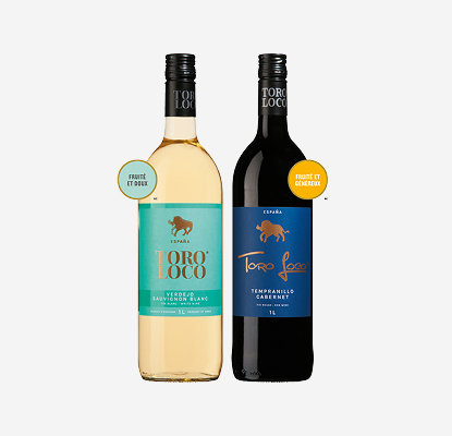 vin blanc ou rouge toro loco