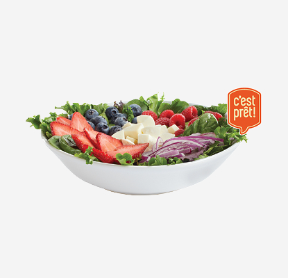 Berry and cheese salad