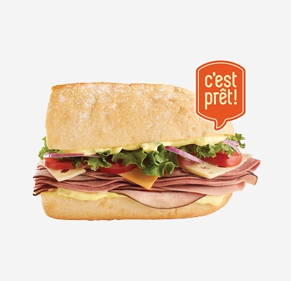 Half dagwood sandwich