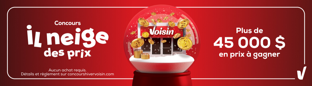 Il neige des prix chez voisin