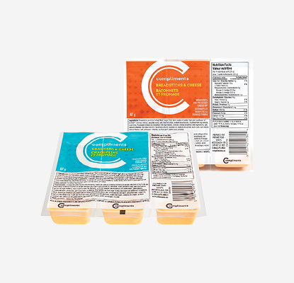 COLLATION BATÔNNETS OU CRAQUELINS ET FROMAGE