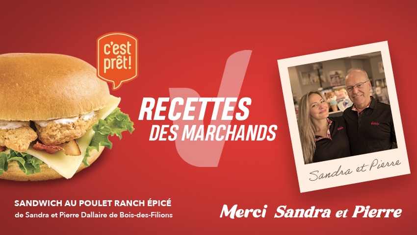 Sandwich au poulet epice