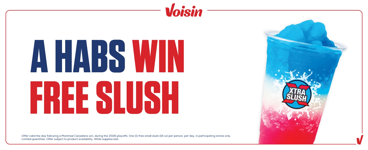 A Habs Win Free Slush