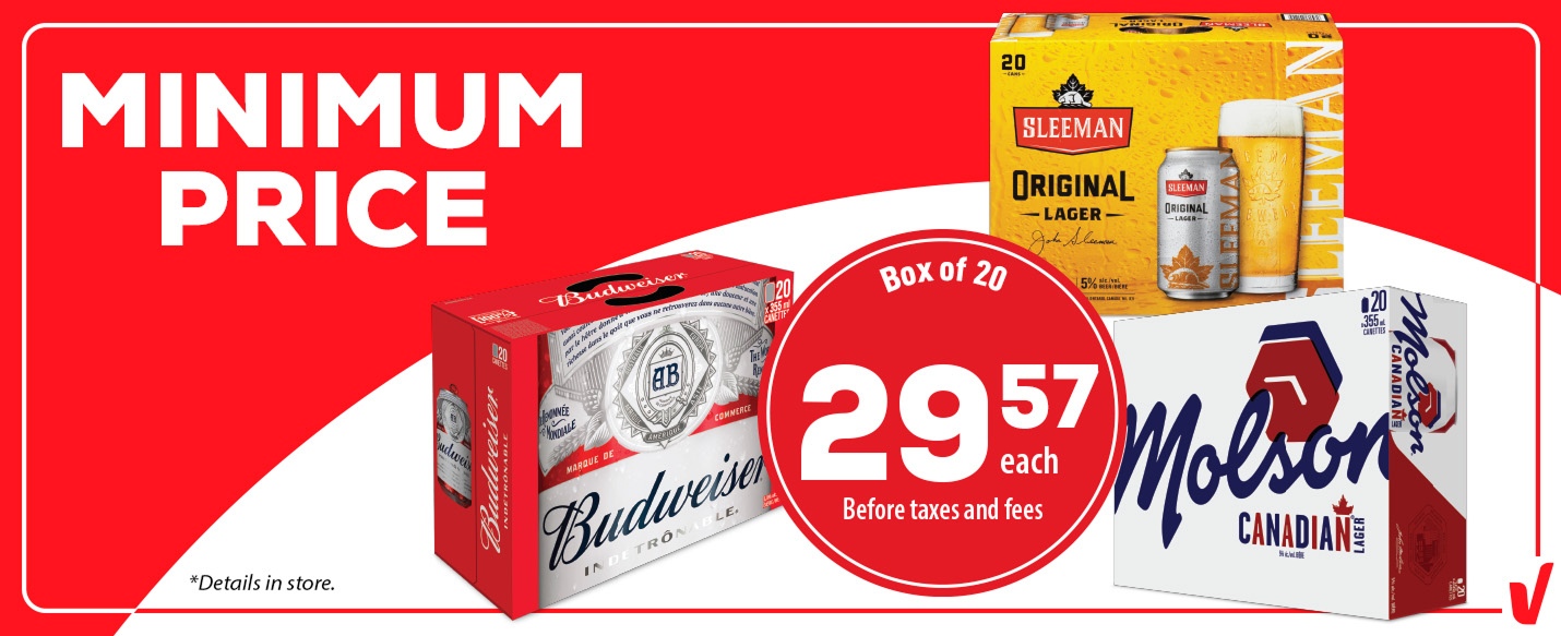 Minimum Price Molson
