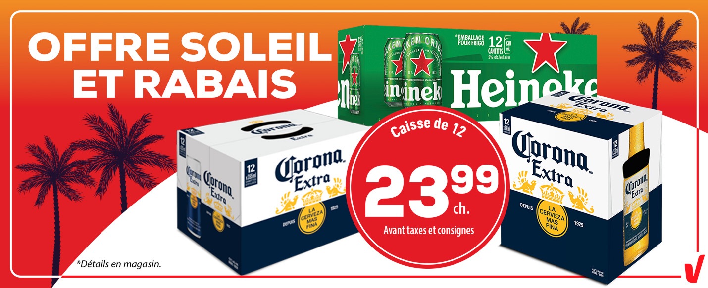 Offre soleil et rabais